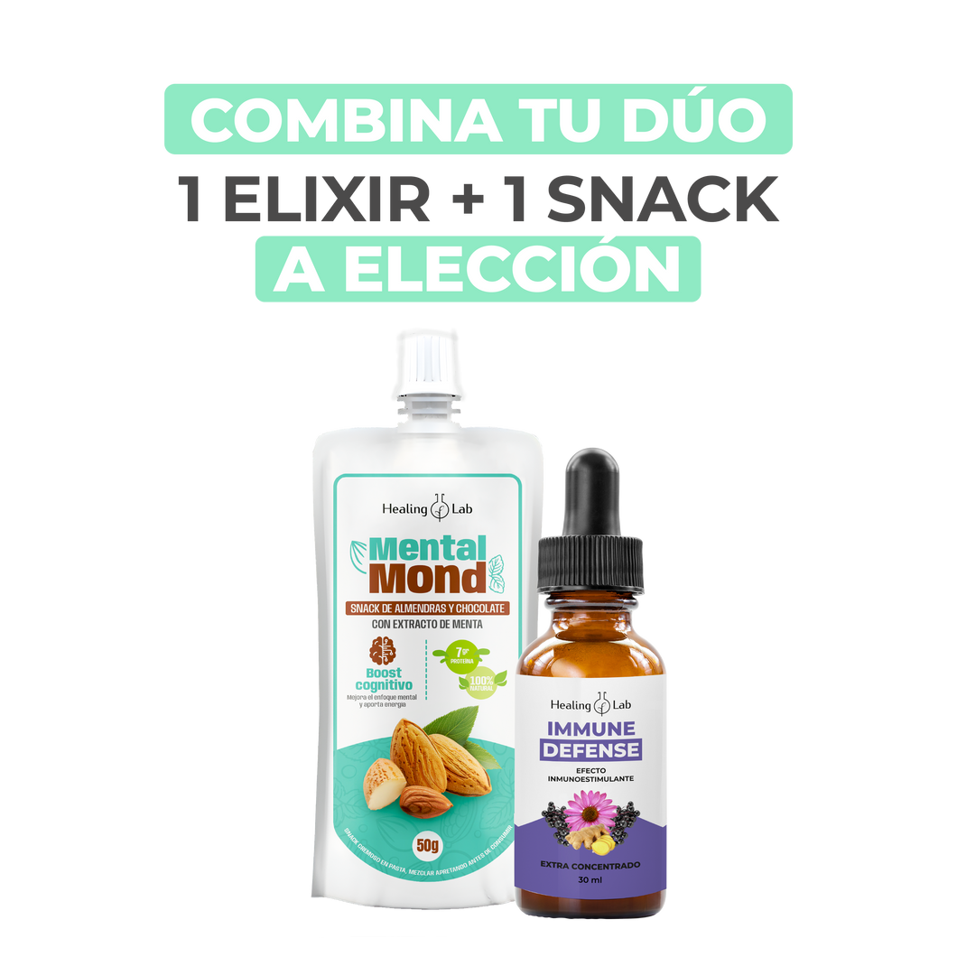 DÚO DE ELIXIRS Y SNACKS