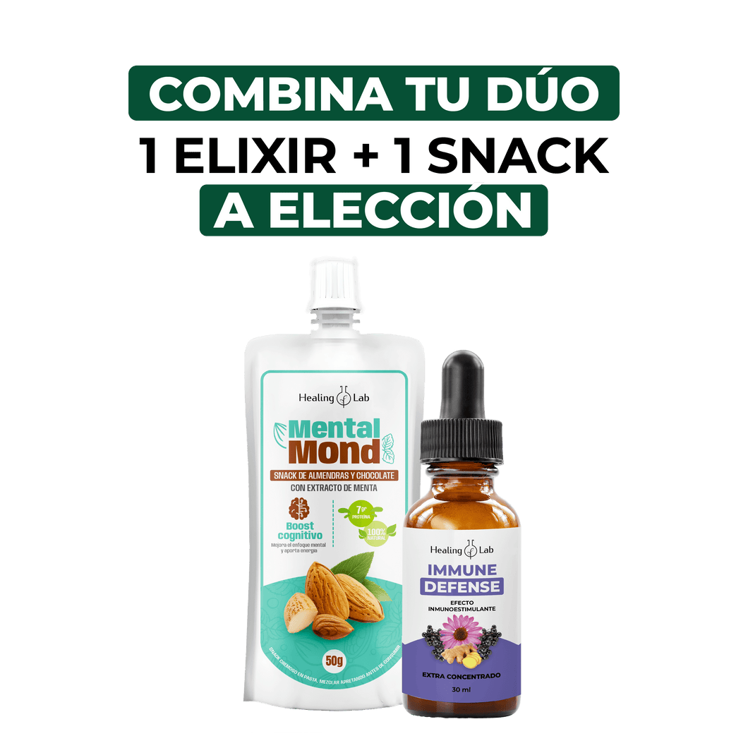DÚO DE ELIXIRS Y SNACKS