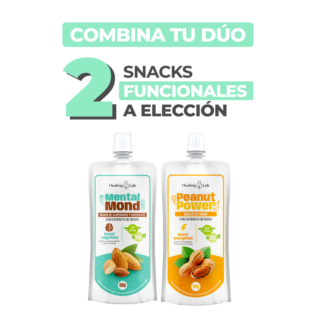 DÚO DE SNACKS FUNCIONALES